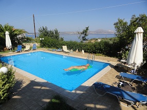 Villa Christina in Plaka above Almyrida, Crete