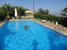 Villa Christina in Plaka above Almyrida, Crete