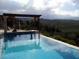 Villa Azure above Kera Beach, Apokoronas, Crete