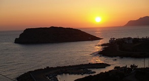 The Minoan island of Mochlos off the north coast of Crete