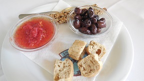Restaurants and tavernas in the Heraklion region, central Crete, Greece
