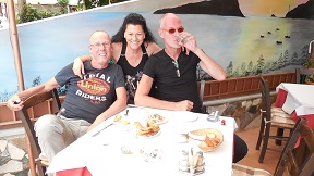 Restaurants and tavernas in the Heraklion region, central Crete, Greece
