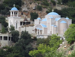 The Agios Nikolaos monastery near Zaros, Crete