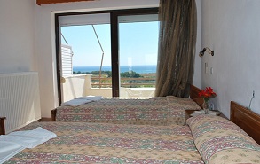 Charamida beach in the south-east of Lesbos