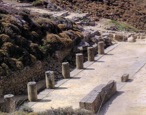 Sights of the island of Limnos, Greece