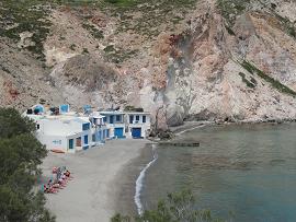 Fyropotamos Beach, Milos, Greece
