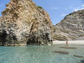 Firiplaka Beach, Milos, Greece