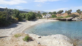 The east and southeast beaches, Naxos, Greece