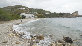 The north and northwest beaches, Naxos, Greece