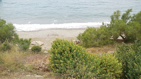 The north and northwest beaches, Naxos, Greece