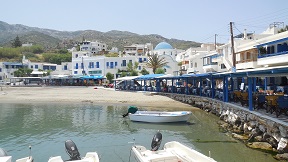 The north and northwest beaches, Naxos, Greece