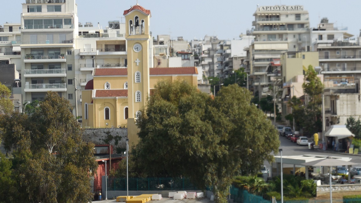 Piraeus, the ferry harbour of Athens, Greece