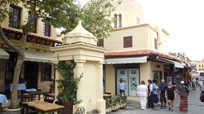 Sights of the island of Rhodes, Greece