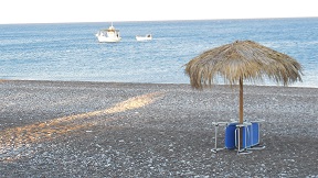 Gennadi beach in the south-east of Rhodes