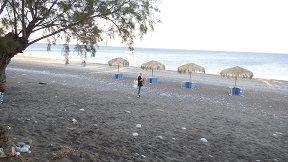 Gennadi beach in the south-east of Rhodes