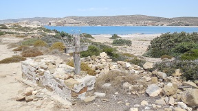 The Prasonisi sand spit at the south tip of Rhodes