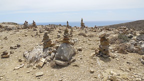 The Prasonisi sand spit at the south tip of Rhodes