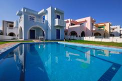 Inside a private villa on Rhodes, Greece