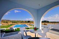 Inside a private villa on Rhodes, Greece