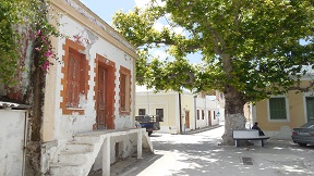 Embonas, the wine village on Mount Attavyros, Rhodes
