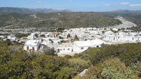 Asklipio village and its Byzantine church, Rhodes