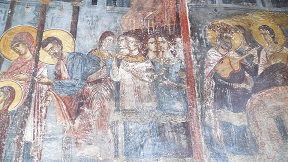 Asklipio village and its Byzantine church, Rhodes