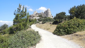 Asklipio village and its Byzantine church, Rhodes