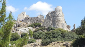 Asklipio village and its Byzantine church, Rhodes