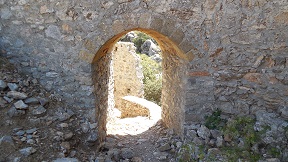 Asklipio village and its Byzantine church, Rhodes