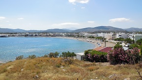 Haraki village and the Feraklos castle, Rhodes