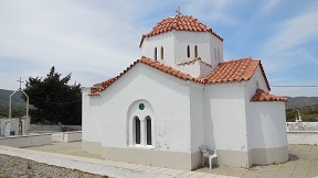 Mesanagros village in the south of Rhodes