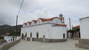 Mesanagros village in the south of Rhodes