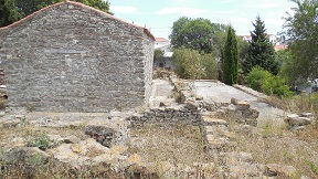 Mesanagros village in the south of Rhodes