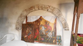 Mesanagros village in the south of Rhodes