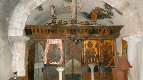 Mesanagros village in the south of Rhodes