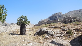Archangelos village and its castle, Rhodes