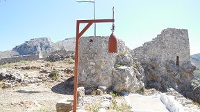 Archangelos village and its castle, Rhodes