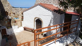 Archangelos village and its castle, Rhodes