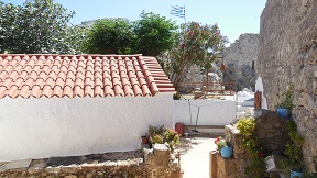 Archangelos village and its castle, Rhodes