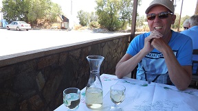 Village tavernas in Lindos, Rhodes