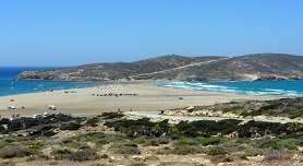 Beaches of the island of Rhodes, Greece