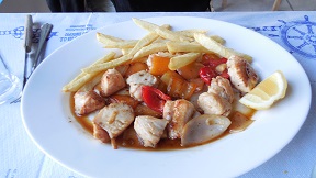 Tavernas in the Old Town of Rhodes