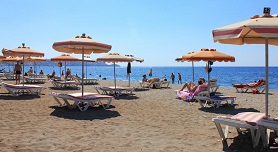 Beaches of the island of Rhodes, Greece