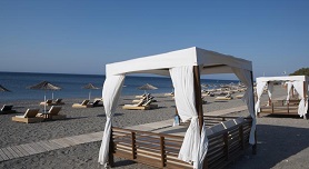 Beaches of the island of Rhodes, Greece