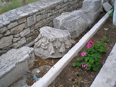 Sights and churches of Samos, North Aegean, Greece