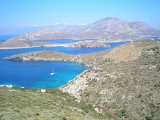 Sights and churches of Samos, North Aegean, Greece