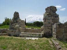 Roman baths and mosaics, Pythagorion