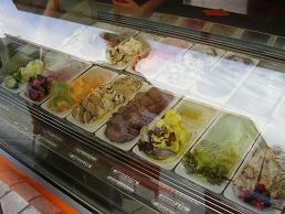 Orange lunchroom & ice cream