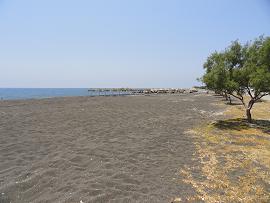 Agios Georgios Beach, Santorini, Greece