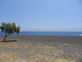 Perivolos Beach, Santorini, Greece